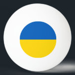 Bolinha De Ping Pong Bandeira da Ucrânia<br><div class="desc">Bandeira da Ucrânia</div>