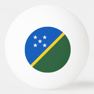 Bolinha De Ping Pong Bandeira das Ilhas Salomão