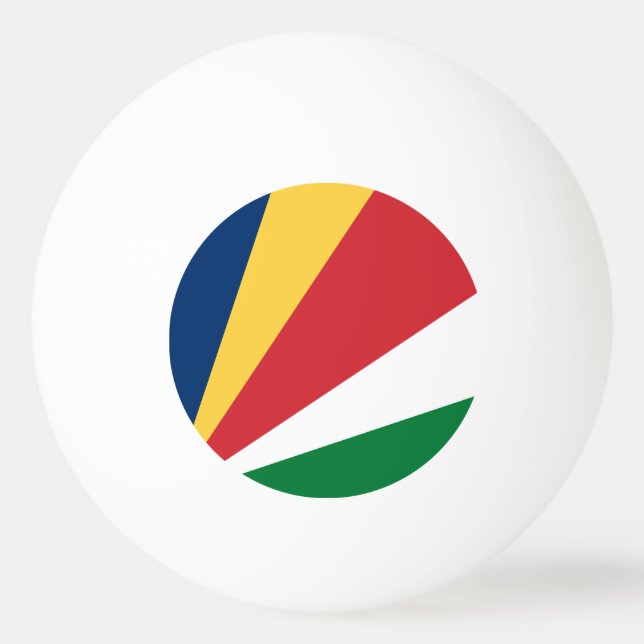Bolinha De Ping Pong Bandeira das Seychelles (Frente)