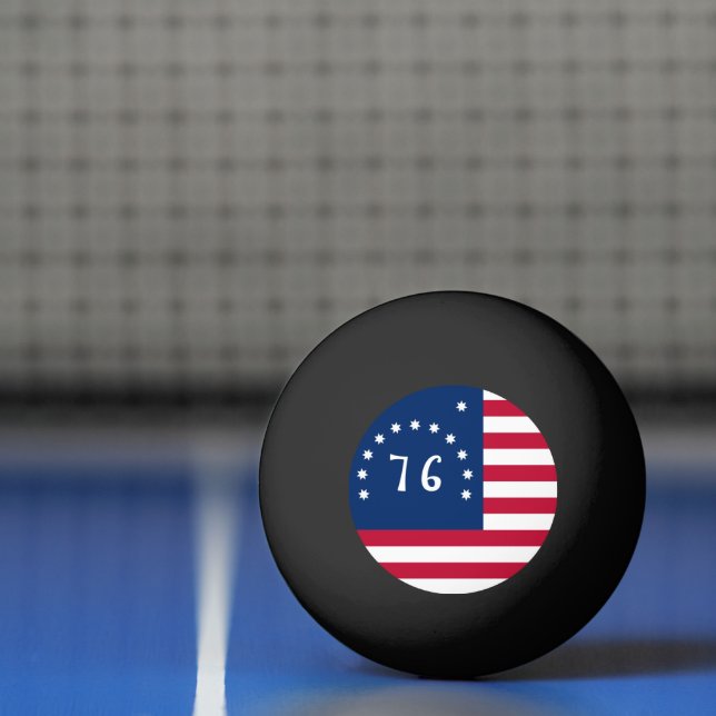 Bolinha De Ping Pong Bandeira de Bennington: A 76 Bandeira Americana de (Líquido)