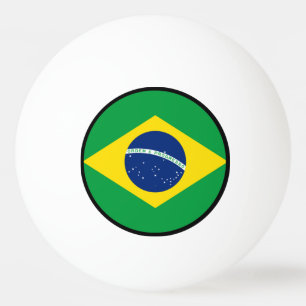 Bolinha De Ping Pong Bandeira de Brasil, brasileira