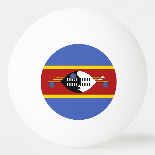 Bolinha De Ping Pong Bandeira de Essuatíni (Frente)