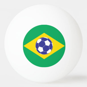 Bolinha De Ping Pong Bandeira de futebol brasileiro