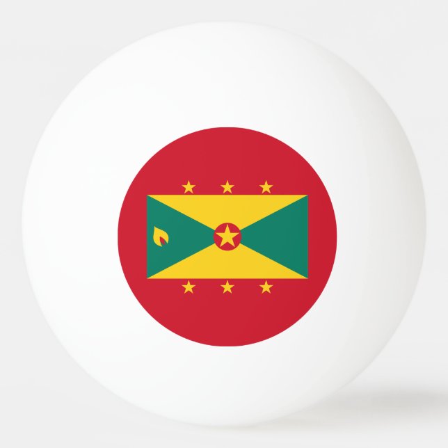 Bolinha De Ping Pong Bandeira de Granada (Frente)