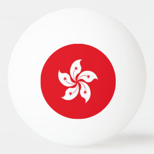 Bolinha De Ping Pong Bandeira de Hong Kong