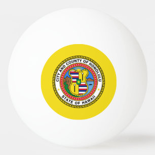 Bolinha De Ping Pong Bandeira de Honolulu, Hawaii Ping Pong Ball