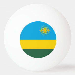 Bolinha De Ping Pong Bandeira de Ruanda