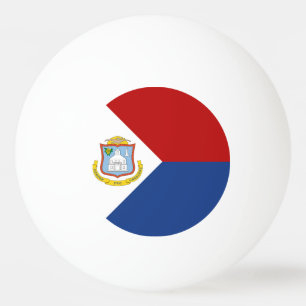 Bolinha De Ping Pong Bandeira de Sint Maarten