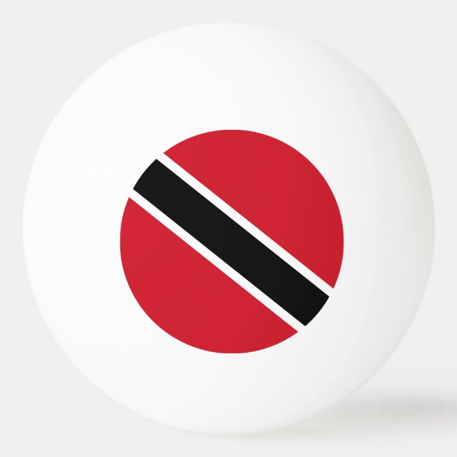 Bolinha De Ping Pong Bandeira de Trinidad e Tobago (Frente)
