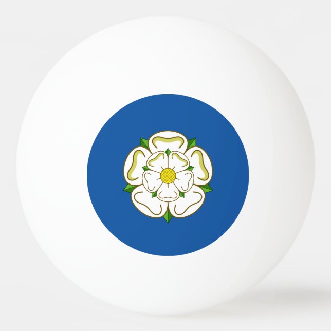 Bolinha De Ping Pong Bandeira de Yorkshire (Frente)