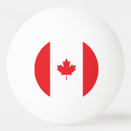 Bolinha De Ping Pong Bandeira do Canadá