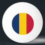 Bolinha De Ping Pong Bandeira do Chade<br><div class="desc">Bandeira patriótica do Chade.</div>