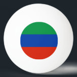 Bolinha De Ping Pong Bandeira do Daguestão<br><div class="desc">Bandeira patriótica do Daguestão</div>