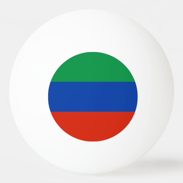 Bolinha De Ping Pong Bandeira do Daguestão (Frente)