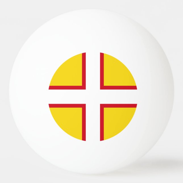 Bolinha De Ping Pong Bandeira do Dorset (Frente)