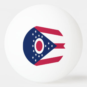 Bolinha De Ping Pong Bandeira do Estado de Ohio