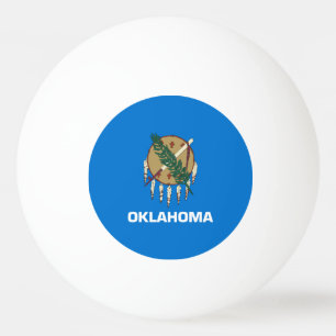Bolinha De Ping Pong Bandeira do Estado de Oklahoma