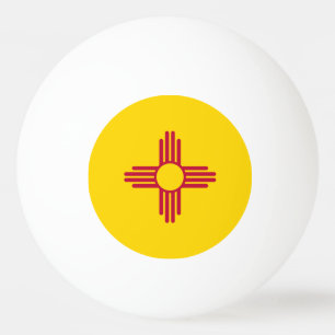 Bolinha De Ping Pong Bandeira do Estado do Novo México