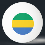 Bolinha De Ping Pong Bandeira do Gabão<br><div class="desc">Bandeira patriótica do Gabão.</div>