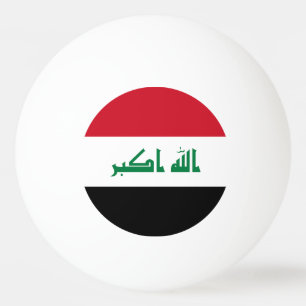 Bolinha De Ping Pong Bandeira do Iraque
