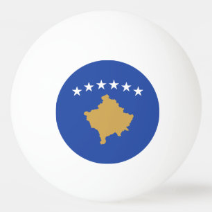 Bolinha De Ping Pong Bandeira do Kosovo