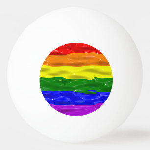 Bolinha De Ping Pong Bandeira do orgulho SlipperyJoe's líquido brilhant