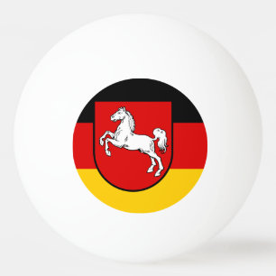 Bolinha De Ping Pong Bandeira do Ping Pong Ball da Baixa Saxónia