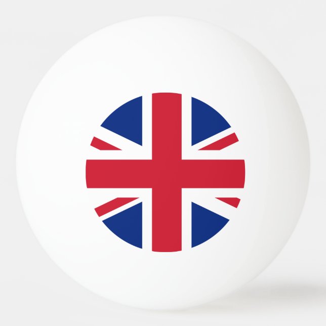 Bolinha De Ping Pong Bandeira do Reino Unido (Verso)