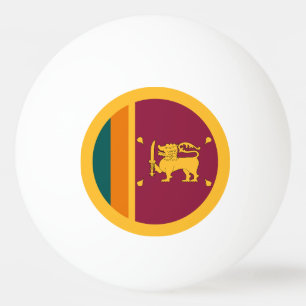 Bolinha De Ping Pong Bandeira do Sri Lanka
