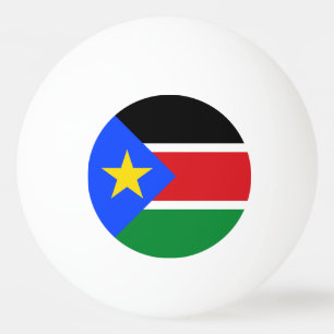 Bolinha De Ping Pong Bandeira do Sudão do Sul