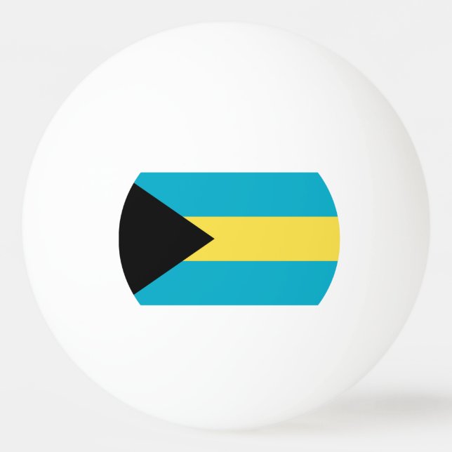 Bolinha De Ping Pong Bandeira dos Bahamas (Verso)