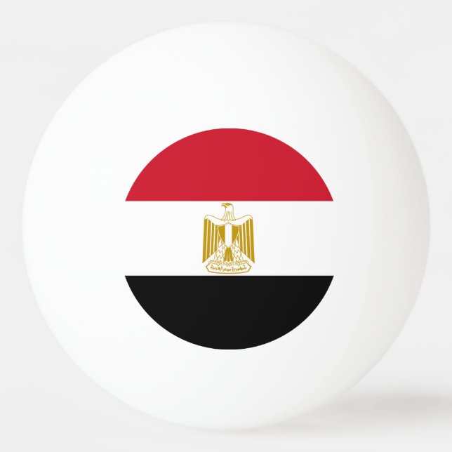 Bolinha De Ping Pong Bandeira egípcia (Frente)