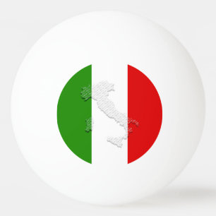 Bolinha De Ping Pong Bandeira italiana