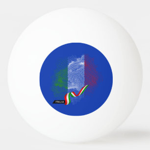 Bolinha De Ping Pong bandeira italiana