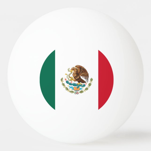 Bolinha De Ping Pong Bandeira mexicana - Bandeira do México (Frente)