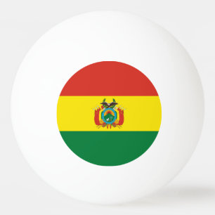 Bolinha De Ping Pong Bandeira Patriótica da Bolívia