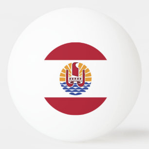 Bolinha De Ping Pong bandeira Polinésia Francesa