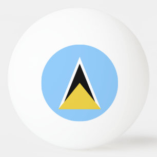 Bolinha De Ping Pong bandeira santo Lúcia