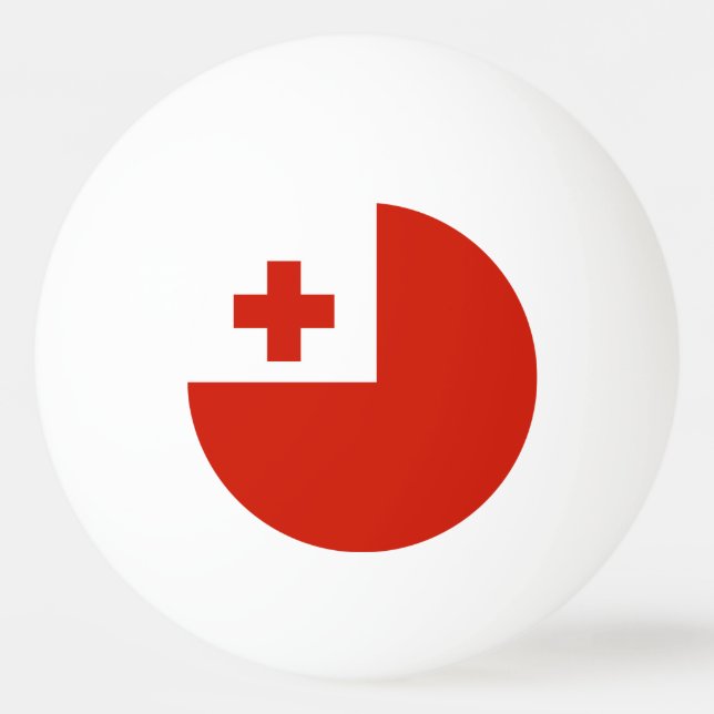 Bolinha De Ping Pong Bandeira Tonga (Frente)