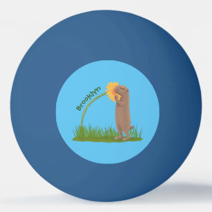 Bolinha De Ping Pong BD de cãozinho da pradaria