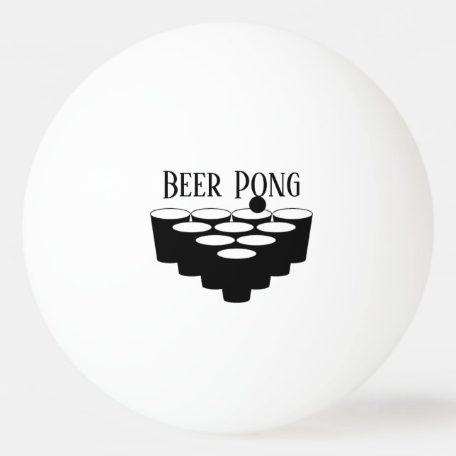 Bolinha De Ping Pong Beer Pong (Frente)