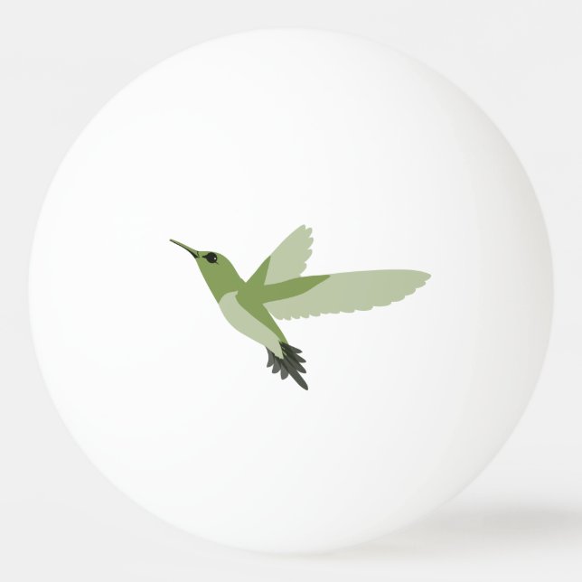 Bolinha De Ping Pong beija-flor verde bonito (Frente)