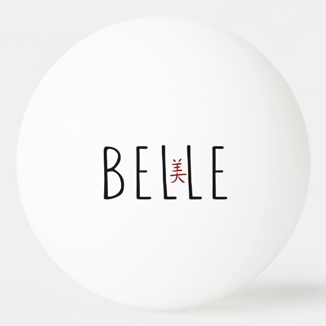 Bolinha De Ping Pong Belle (Frente)