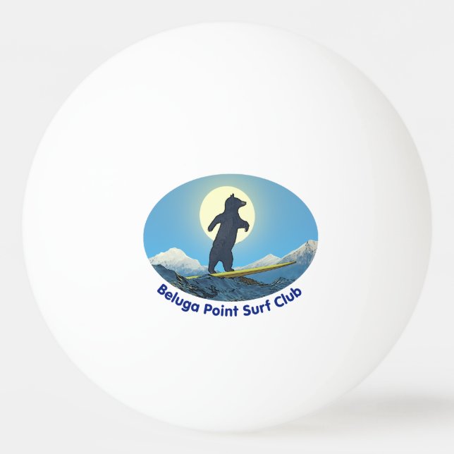 Bolinha De Ping Pong Beluga Point Surf Club (Frente)