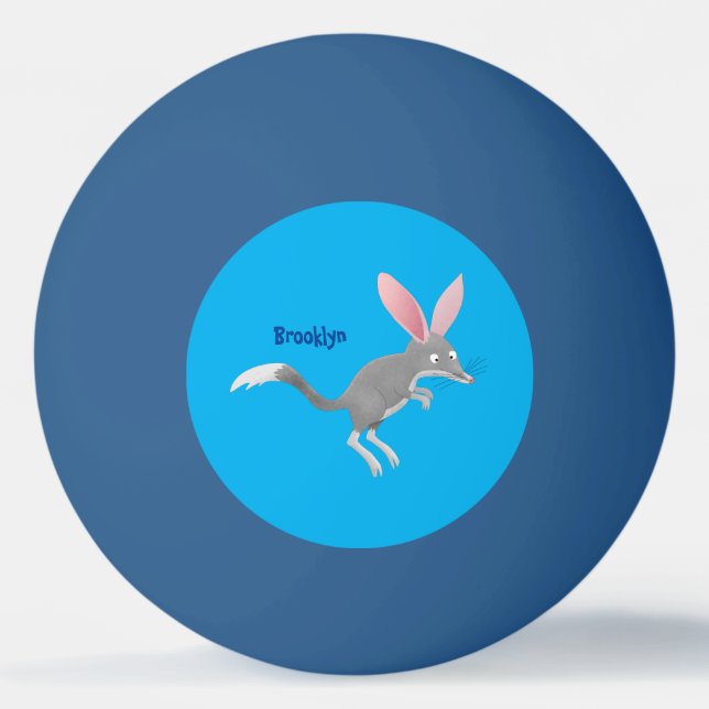 Bolinha De Ping Pong Bicicleta australiano feliz e giro (Frente)