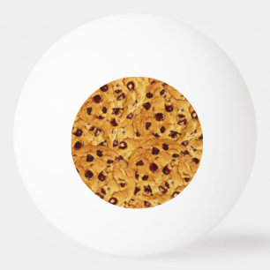 Bolinha De Ping Pong biscoitos com pedaços de chocolate