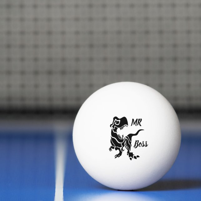 Bolinha De Ping Pong Black Trex, o Chefe Dino (Líquido)