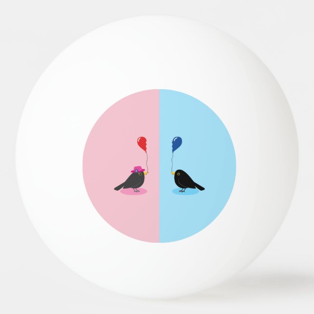 Bolinha De Ping Pong Blackbird Encontrando Sua Outra Metade (Frente)