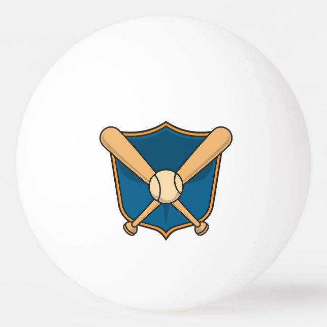 Bolinha De Ping Pong Blindagem de Baseball (Frente)