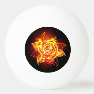 Bolinha De Ping Pong Blooming Fire Rosa